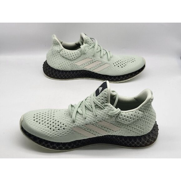 Adidas Futurecraft 4D Linen Green Black Athletic Shoes Men's Size 8 GX6603‎ - Picture 3 of 11